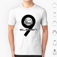 9 Eleven Design T Shirt Big Size 100% Cotton Sports Car Auto Car 996 997 991 993 964 German Nine Ele