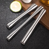 Mr. Cocktail Stainless Steel Fruit Press Juice Stick Pound Stick Cocktail Lemon Fruit Press Juice St