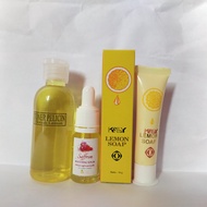 PAKET KELLY LEMON 15GR+TONER EXTRA LEMON PLUS SERUM SAFFRON