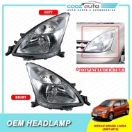 Nissan Grand Livina 2007 - 2012 Front HeadLamp Head Lamp Light (No Bulb)