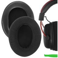 Geekria Extra Thick Mesh Fabric Replacement Ear Pads Compatible with HyperX Cloud 3/Alpha S/Flight/S