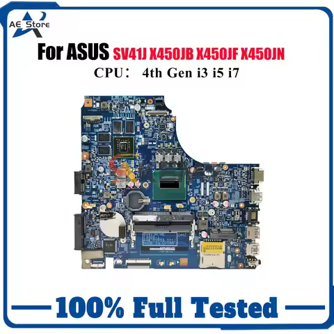 X450JN Laptop Motherboard For ASUS VivoBook SV41J X450J A450J X450JN X450JF X450JB K450J Notebook Ma