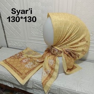 BARU!!! HIJAB SEGI EMPAT BAHAN VOAL MOTIF PRINTING JUMBO SIZE 130X130 CM KERUDUNG JILBAB MUSLIMAH