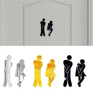 【COLORFUL】Boost Your Bathroom's Appearance with a Removable Mirror Sticker for Toilet Wall