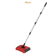 Min Manual Sweeper Broom Carpet Sweeper Broom Rotatory Brush Sweeping Machine Floor Sweeper Built-in