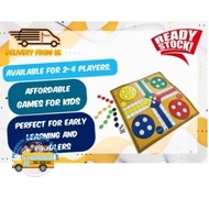 Kids Classic Flight Chess Game Non-woven Chessboard Modern Ludo Chess Family Party Fun Board Game Ae