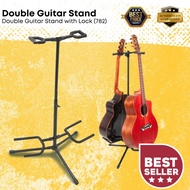 【782】Double Guitar Stand for Acoustic, Electric or Bass Guitar Player