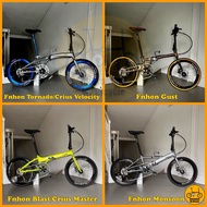 🚴 Fnhon Crius 20/22” 𝗠𝗥𝗧/𝗕𝘂𝘀-𝗳𝗿𝗶𝗲𝗻𝗱𝗹𝘆 14 Freebie 𝗟𝗶𝗴𝗵𝘁 Foldie 9 Gears Folding Bicycle Foldable Bike Gust Velocity
