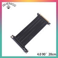 JIHENGS สายต่อการ์ดจอ PCIe 3.0 4.0 16X สายขยายการ์ดจอ PCIe Express GPU การ์ดเพิ่มความยาวได้