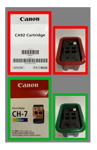 Canon CA91 CA92 C B BH-7 CH-7 BH7 CH7 ตลับหมึกมือสอง เติมน้ำหมึก เทสปริ้นและรหัสตลับหมึก พร้อมรับประ