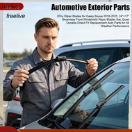 freelive|  Rainy Day Driving Accessories Replacement Front Wipers 2pcs Beamless Wiper Blades for Gee