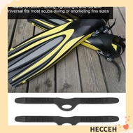 HECCEH Swimming Fin Strap, Durable Elastic Flippers Fin Strap, Adjustable Rubber Fin Flippers Strap