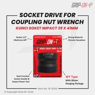 Grip-On Double Socket Drive 39X41 For Coupling Nut Wrench - Mata Shock Impact Kunci Mur Kopling Cvt 