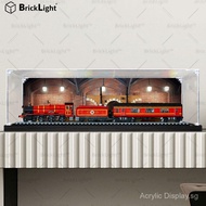 BrickLight™Acrylic displaybox 76405 Hogwarts Express Treasure Edition Train Figure Storage Box Cover