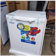 Unik AQUA Chest Freezer Box Freezer 100 Liter AQF 100 Diskon