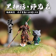 Black Myth Goku Miniature Model 1/64 Scene Sand Table Villain Decoration Doll Pig Hachie Erlang Shen