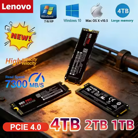 Lenovo 980Pro/990Pro M2 SSD Solid State Drive 1TB, 2TB, 4TB, PCIe 4.0 NVMe, 7400MB/s suitable for la