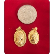 18k Saudi Gold CAMEO PENDANT ❤️ PAWNABLE & COD