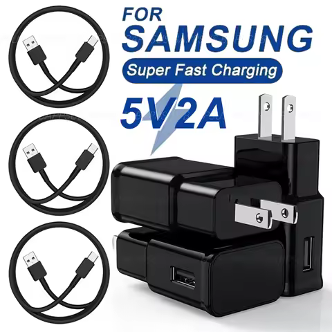 Super Fast Charger For Samsung Galaxy S24 Ultra S23 S22 S21 S20 Note 10 20 Plus A54 A53 5G 2A 5V USB