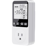 Diymore Watt Meter,Plug-in Socket Power Meter,120V Wide Range,Auto Cost Calculator,Overload Protecti