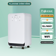 Máy hút ẩm 20L/ngày Fujihome DH20W Kết nối wifi thông minh - Công suất 20 lít/ngày - phù hợp phòng 2