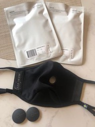 [Size M Black Like New] Airinum Urban Air Face Mask