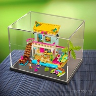 House Display Beach Series Good Friends High Box Suitable Box Building Block Vacation Music Anti-dus