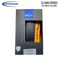 Schwalbe G-ONE SPEED 27.5x2.0 650B Bicycle Tire Ultralight Easy CYCLOCROSS Bike Tyre SpeedGrip XC AM Cycling Parts