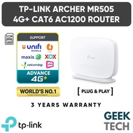TP-Link Archer MR505 4G+ CAT6 AC1200 Dual Band Gigabit EasyMesh SIM Card Modem WiFi Router