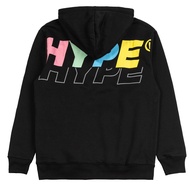 Hype Classic Letter logo Printed Hooded Sweatshirt Casual All-Match