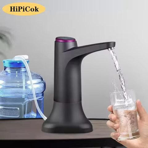 HiPiCok Water Pump 19 Liters Water Dispenser for Bottle Mini USB Automatic Electric Water Gallon Bot