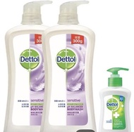 滴露敏感肌膚沐浴露950g 2支＋經典松木 殺菌潔手液150g