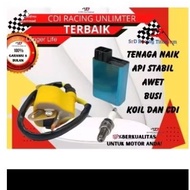 CDI PACKAGE + RACING COIL SMASH TITAN KNZ UNLIMATE RPM IGNITION INCREASE 20 PERCENT