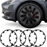 BASENOR Wheel Rim Protector for Tesla Model 3 Performance 20 Inch ABS Rim Protector Rim Hubcap Cover