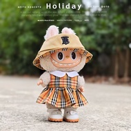 Suitable for LABU 3.0 V1/V2 17cm Plush Doll Pendant Clothes London Couple Suit