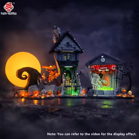 LED Lighting Kit for 21351 Disney Tim Burton's The Nightmare Before Christmas Bricks Model Decorativ
