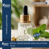 BD SERUM PIPETTE BOTTLE 20MLBENING BD CLEAR 20/ ML GOLDRing BLACK RUBBER SET (BD BENING 20)
