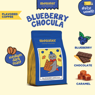 Monster Coffee Roasters เมล็ดกาแฟกลิ่นช็อกโกแลตบลูเบอร์รี่คั่วกลางเข้ม BLUEBERRY CHOCULA