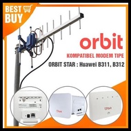 Antena Yagi Orbit Star Huawei B311 | Modem Router Orbit Star 2 B312