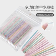 KY-# Beech Sticks Manicure Implement Crystal Spot Drill Take Glue Stick Wear Nail Unloading Jelly Glue Embossing Pen Dou