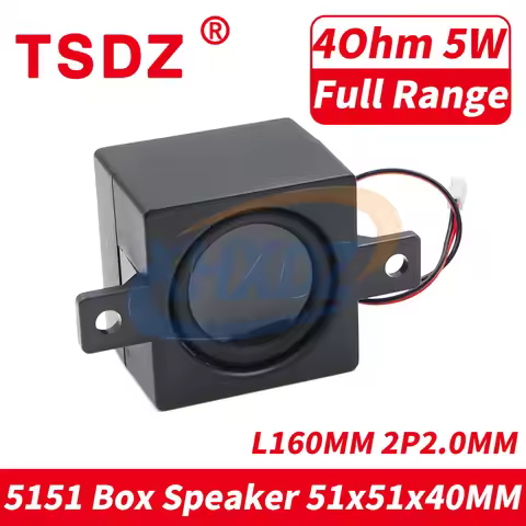 1PCS 5151 4Ohm 5W Loudspeaker 51*51*40MM 4 Ohm 5 Watt 4R BOX Bluetooth-compatible Audio Cavity Speak