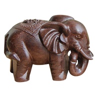 Wooden Carving Boutique Decor Blessing Buddha Elephant Arts And Crafts Statue Home Decoration Lucky Gifts 3 Types