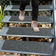 TEMU 5/10/15pcs Outdoor Stair Treads ; 5.9x23.6inch/15x60cm Waterproof Stair Mats Non-slip, Tape For