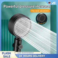 shower head 5 Mode High Pressure Shower Head Adjustable Shower Multifunction SPA Shower Bath Head Ba