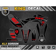 Decal KLX GORDON KLX BF KLX OLD KLX S DECAL KX CUSTOME DECAL 03