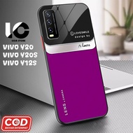 HP Softcase VIVO Y20hp VIVO Y20S V2029, V2029 Glossy Case Shiny Glass Casing Protective Mobile Phone