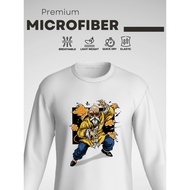 MICROFIBER DRAGON BALL jersey baju pancing muslimah motor sport man long sleeves tshirt lelaki jersi