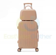 東西物聚 - 包安裝送貨-[18寸]茱萸粉-子母箱-高顏值小型輕便行李箱 旅行喼 行李喼 旅行箱 拉桿箱