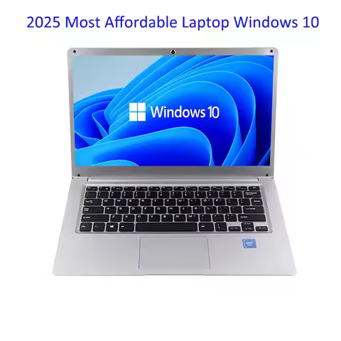 2025 14 inch Affordable Student Laptop Budget-Friendly Notebook Windows 10 for School Lightweight in