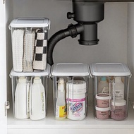 日本霜山 多用途櫥櫃收納盒/冰箱食物保鮮盒(附手把)-7L-3入